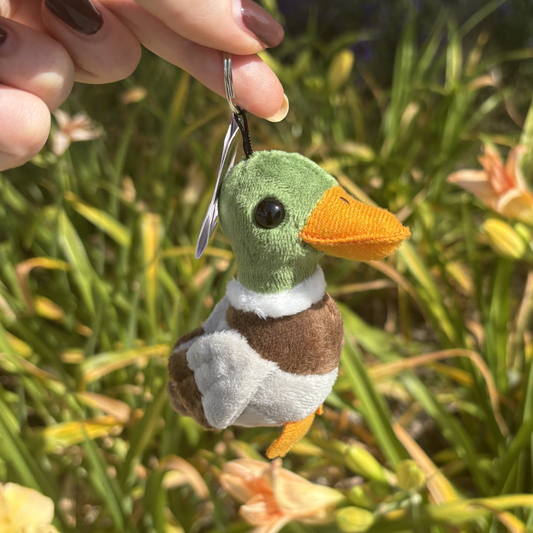 Soft Toy Duck Keyring