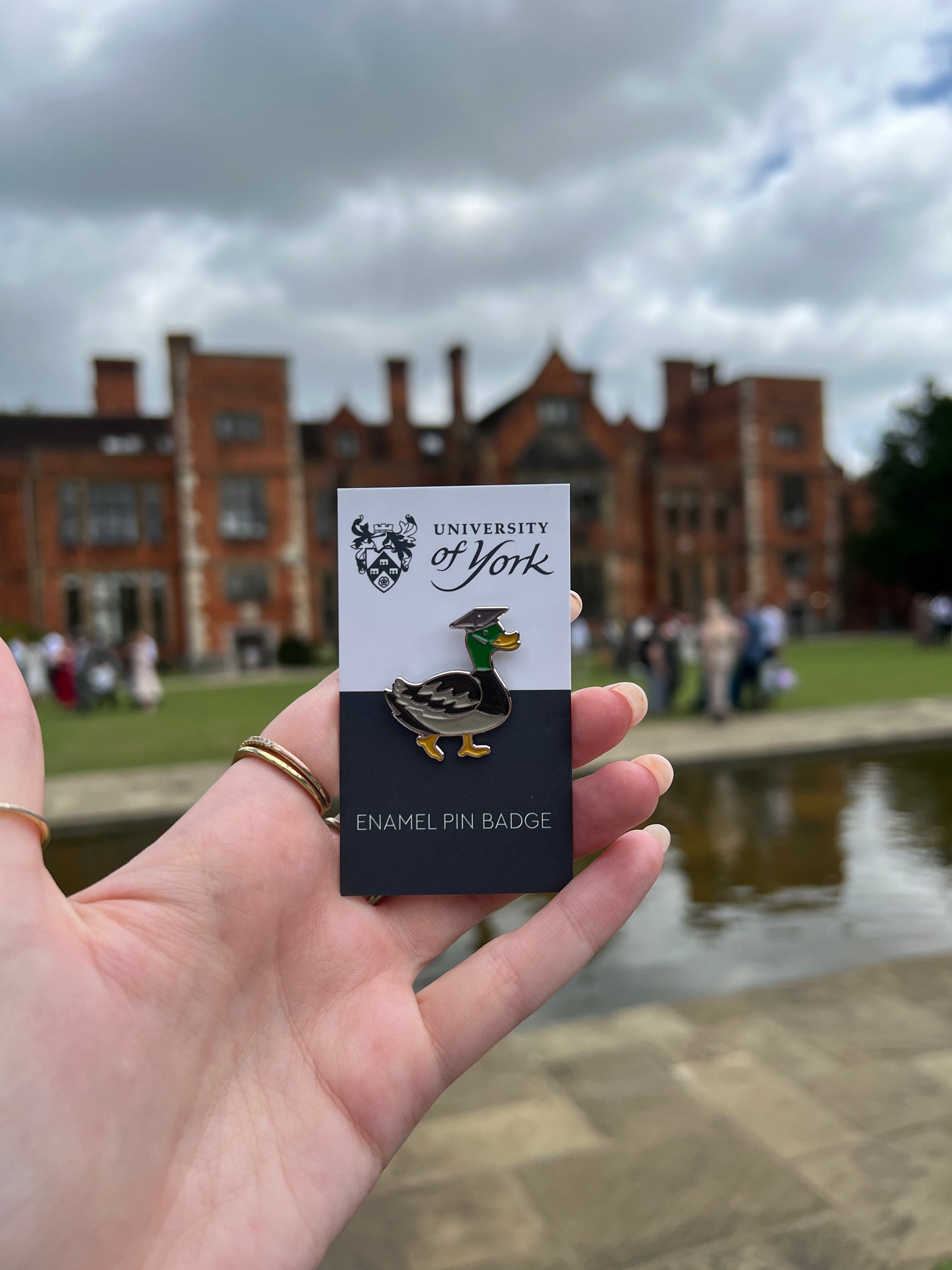 Graduation Duck Pin Badge