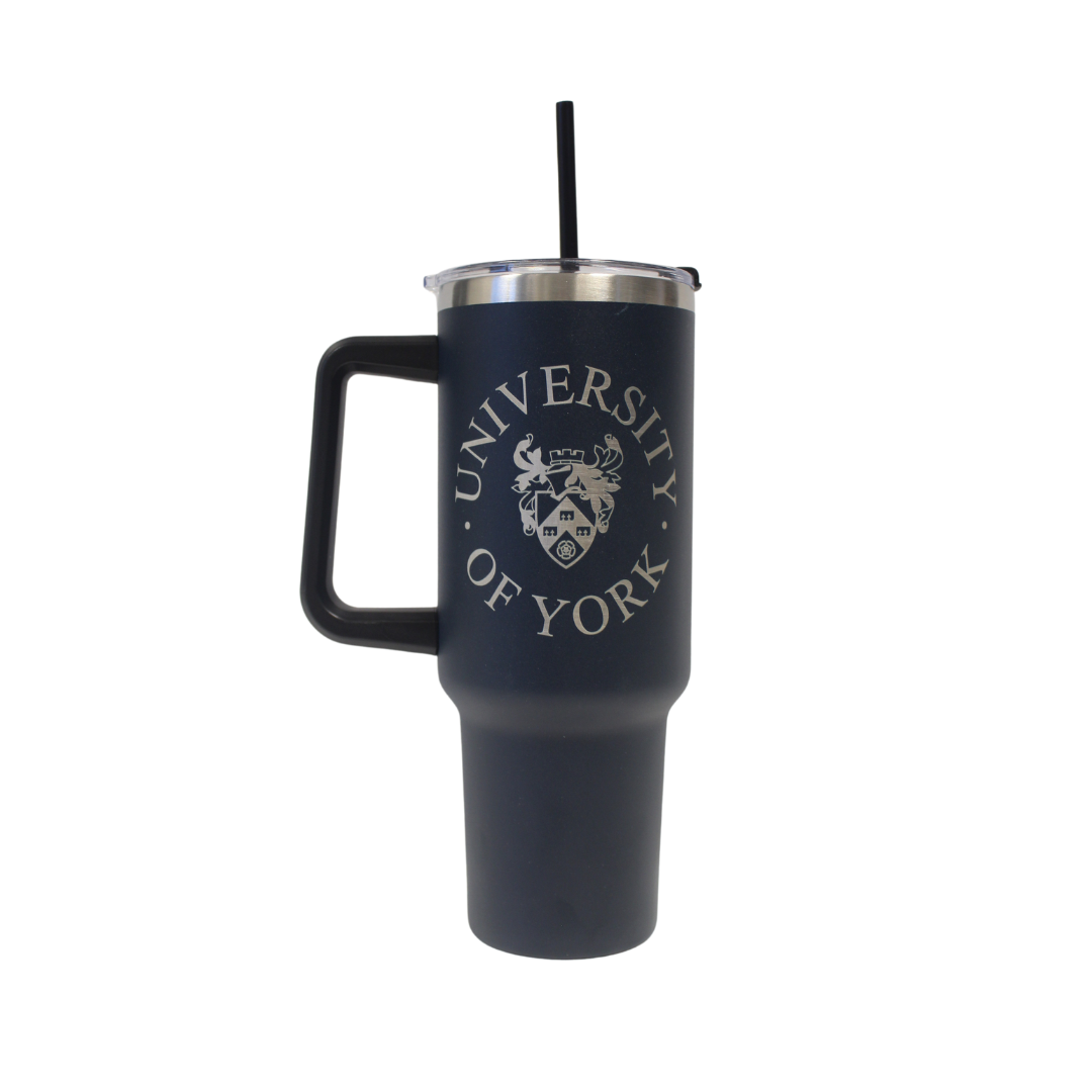 Logo Crested Tumbler 1.2L with Straw